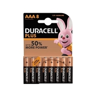 Duracell Plus power AAA 8/stk